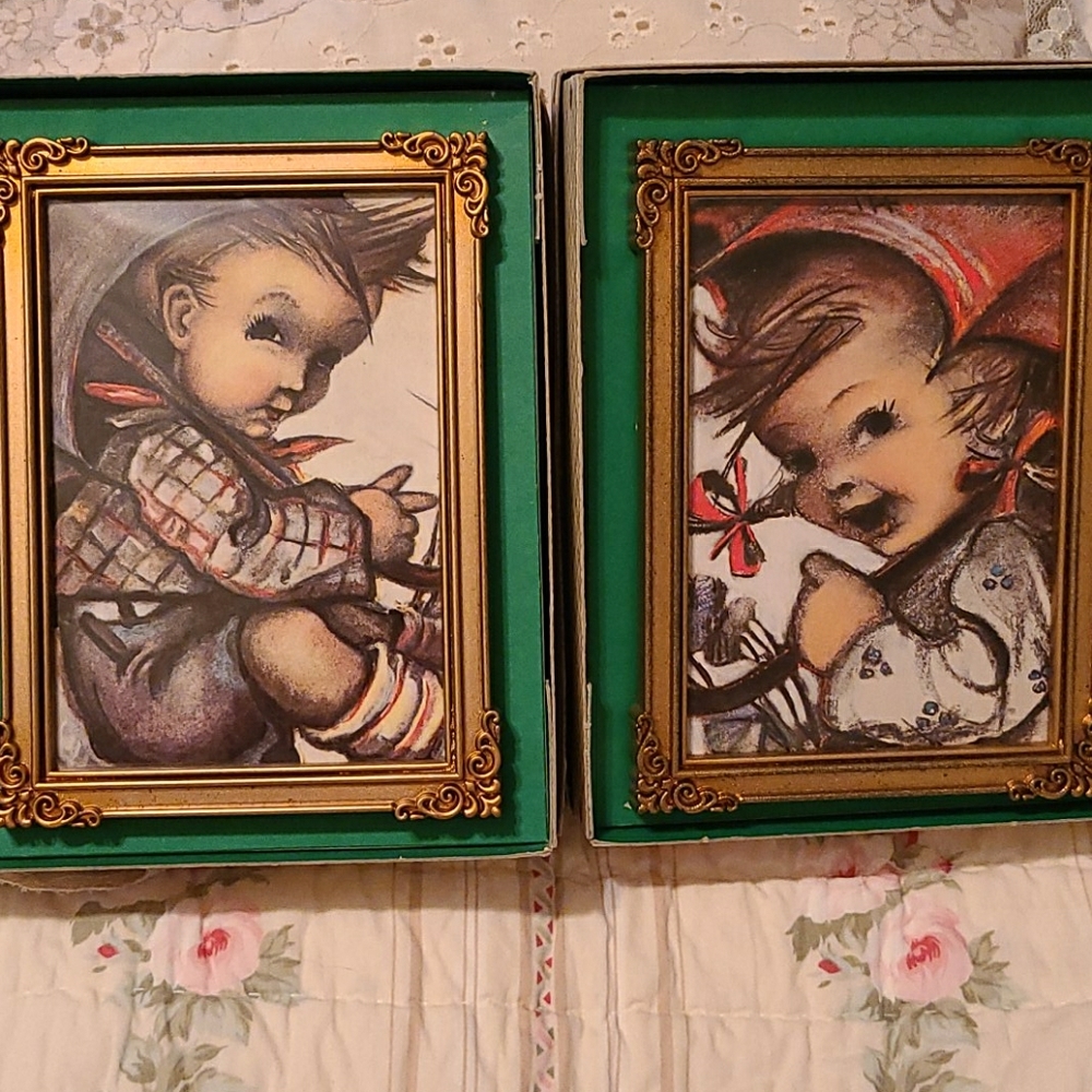 Antique Hummel Musical Frames